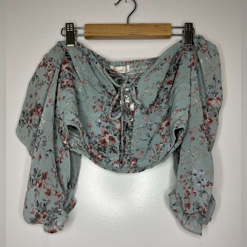 crop top long sleeve
